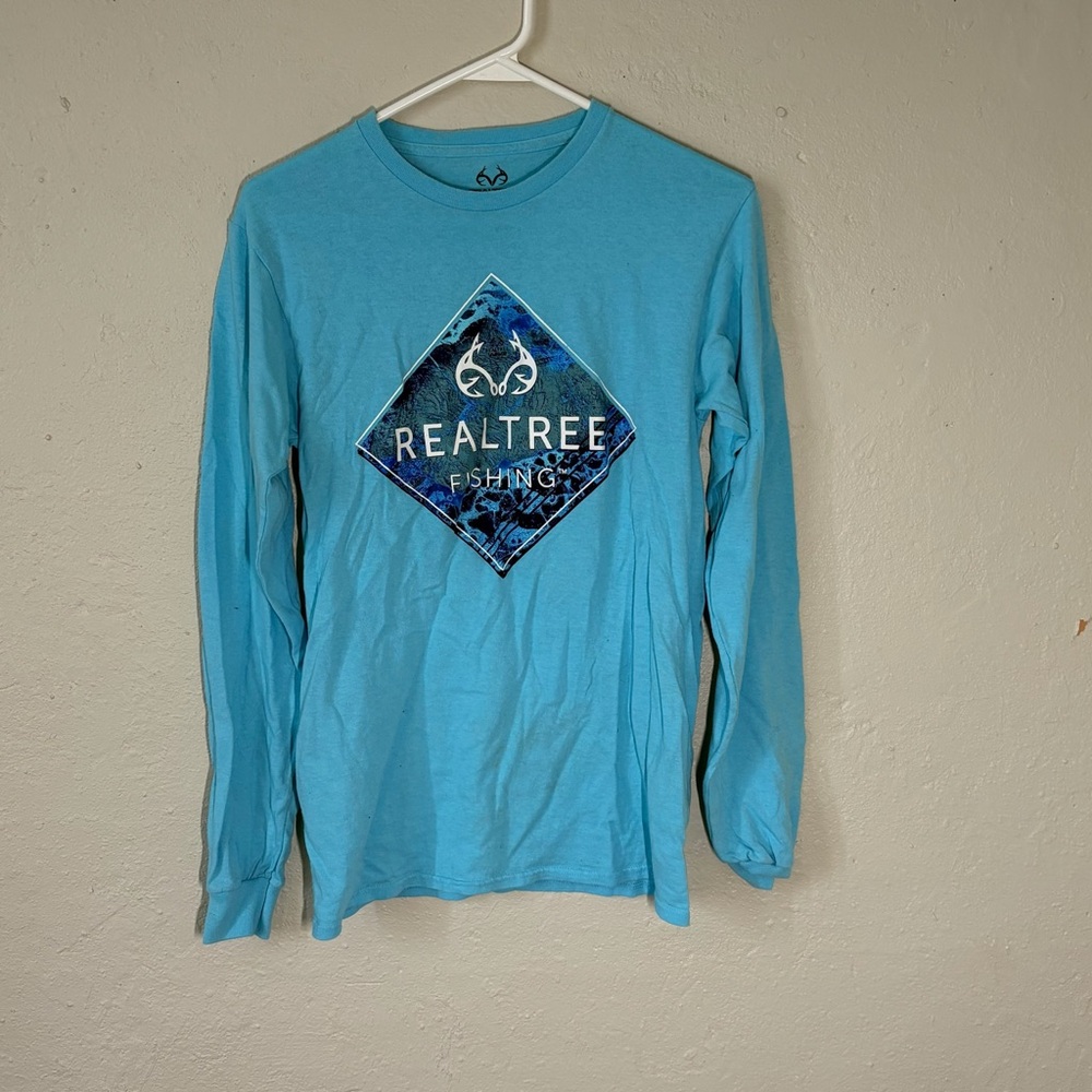Realtree Aqua Long Sleeve Tee women’s size small